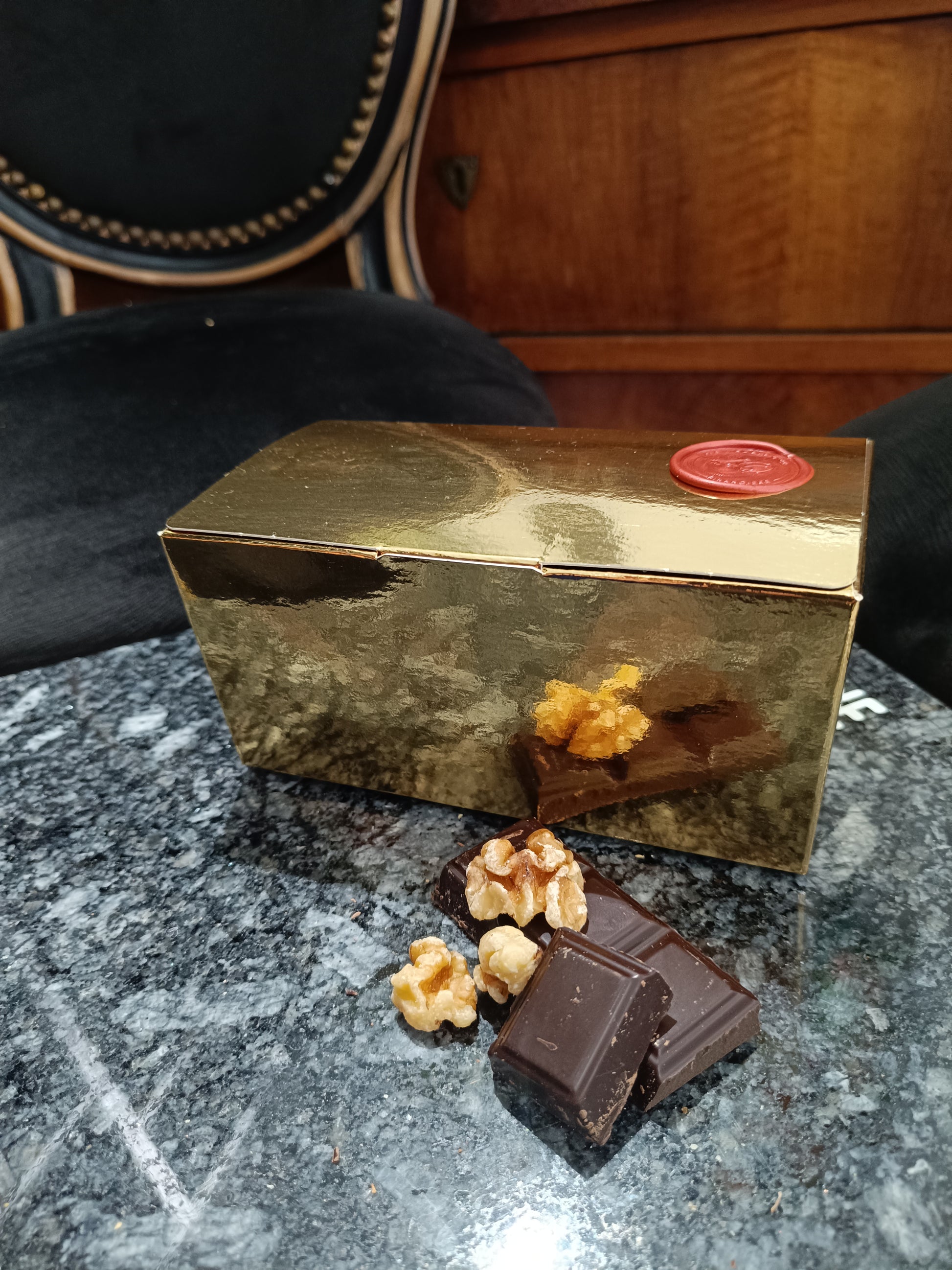 Lingot d'or Chocolat/Noix