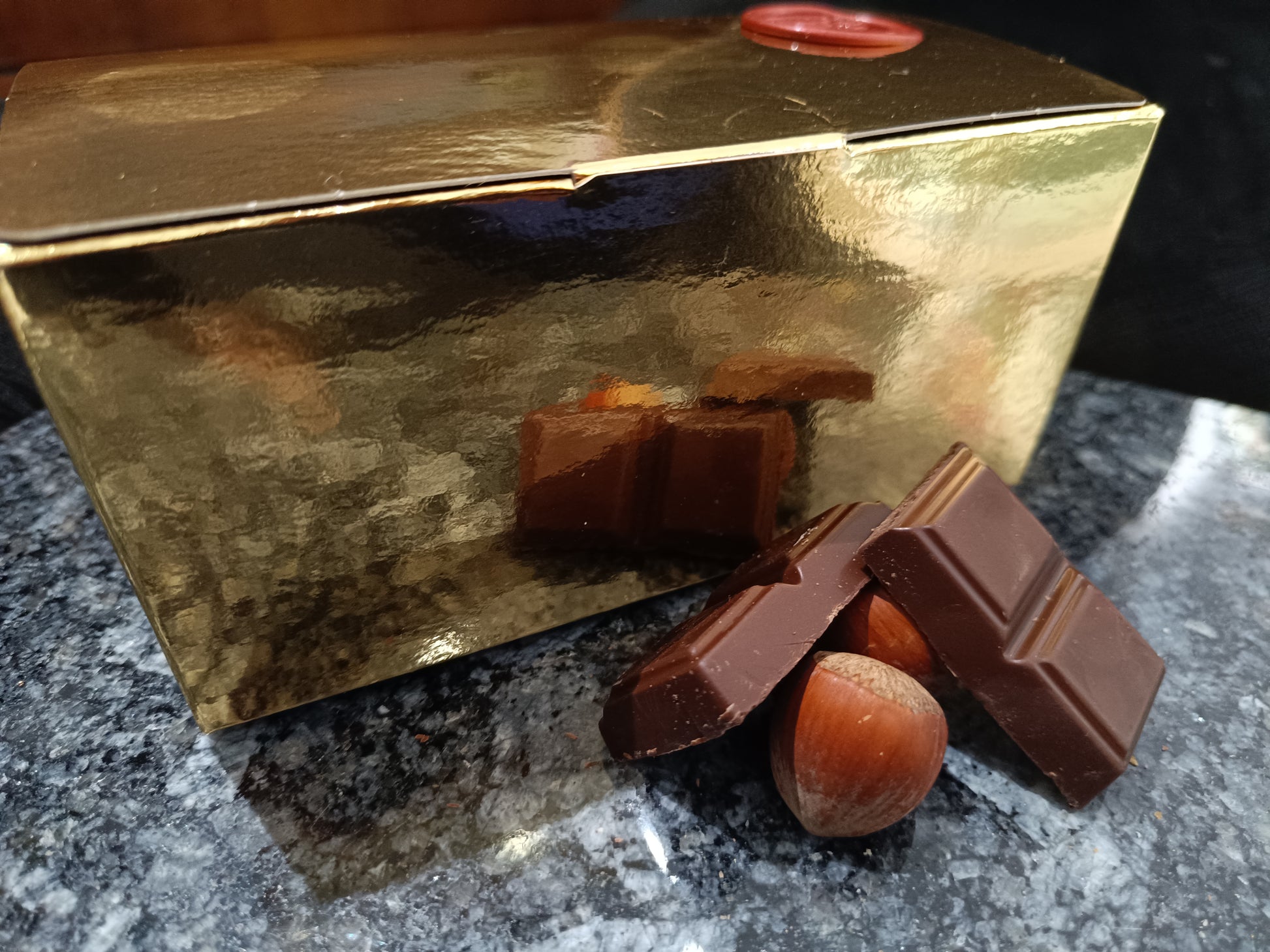 Lingots d'or Chocolat Lait / Noisette